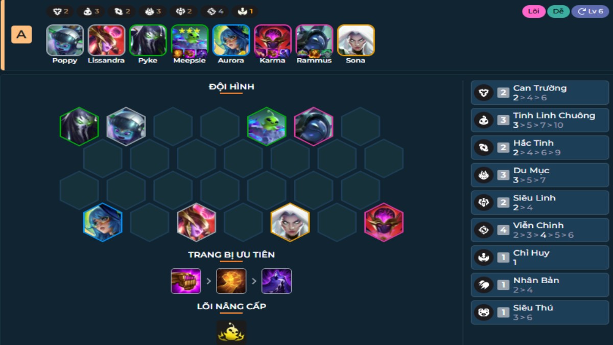 Meepsie reroll ĐTCL mùa 17