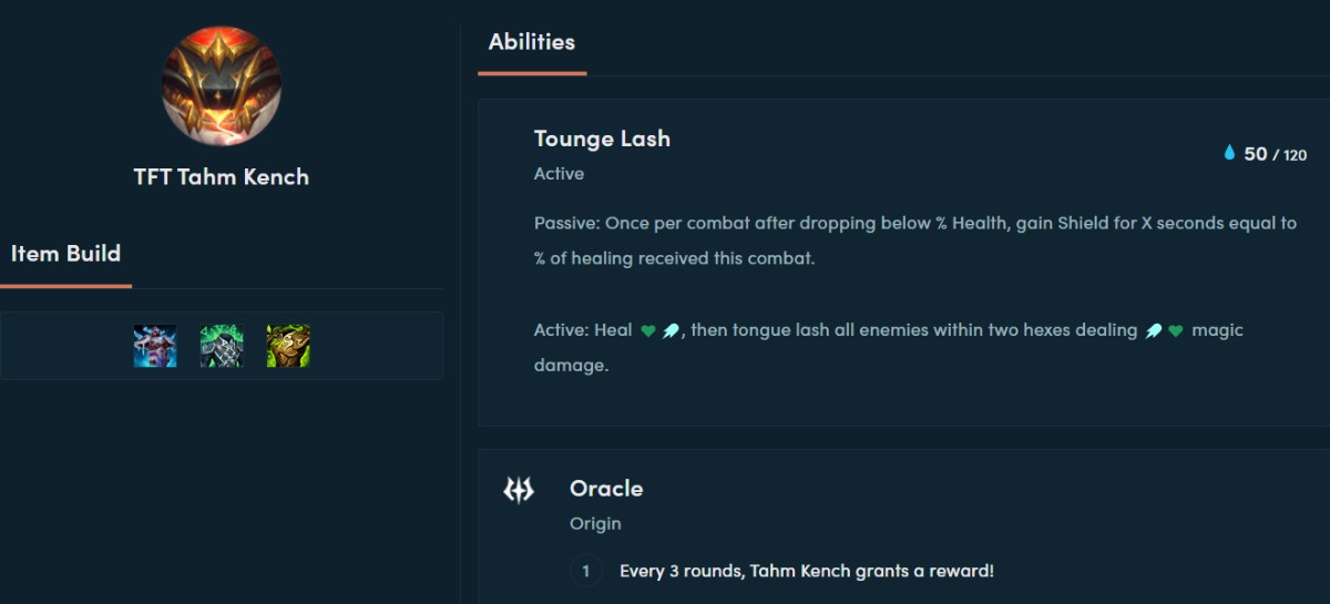 Tahm Kench Exodia ĐTCL mùa 17