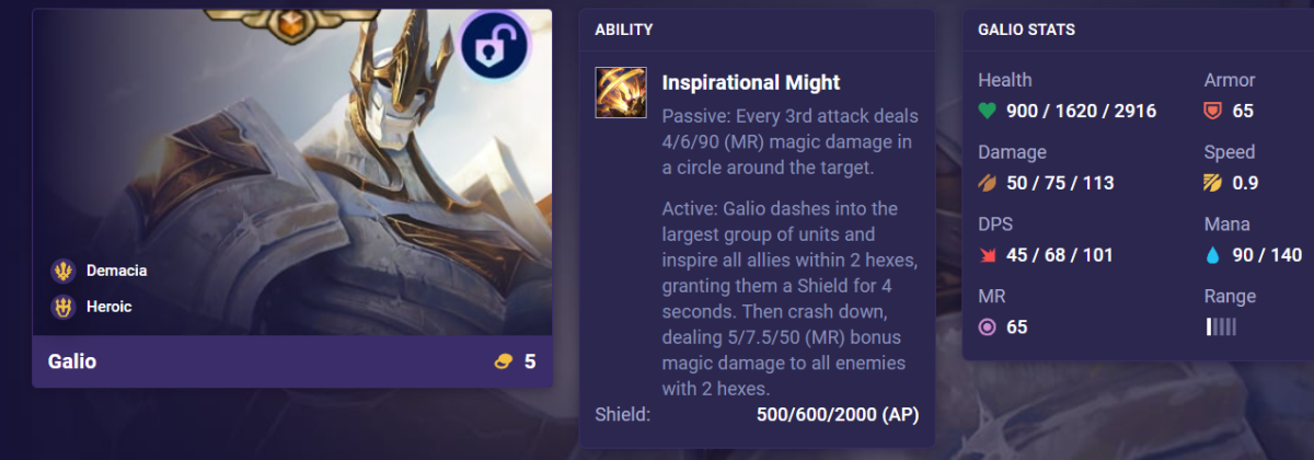 tướng 5 vàng ĐTCL mùa 16