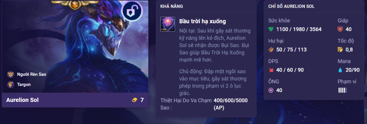 tướng 7 vàng ĐTCL mùa 16