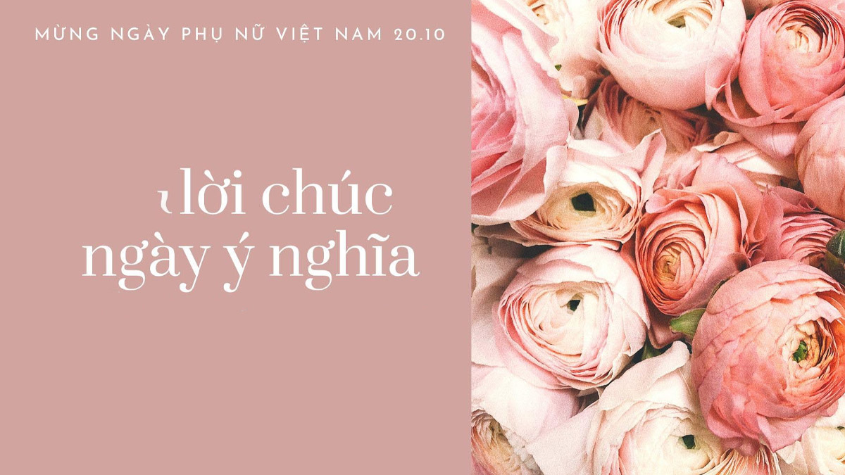Lời chúc sếp 20/10 có tính cách nhẹ nhàng
