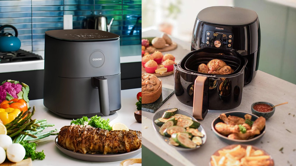 Bảng so sánh nồi chiên không dầu Cosori và Philips chi tiết