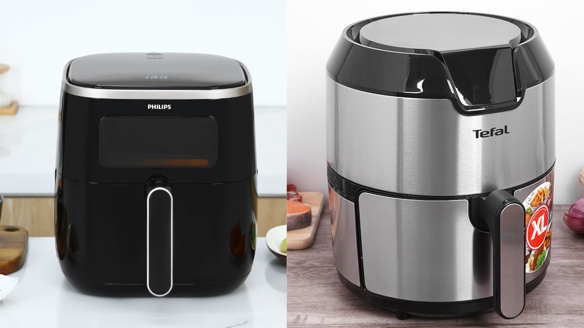 So sánh nồi chiên không dầu Tefal và Philip, ai nên mua?