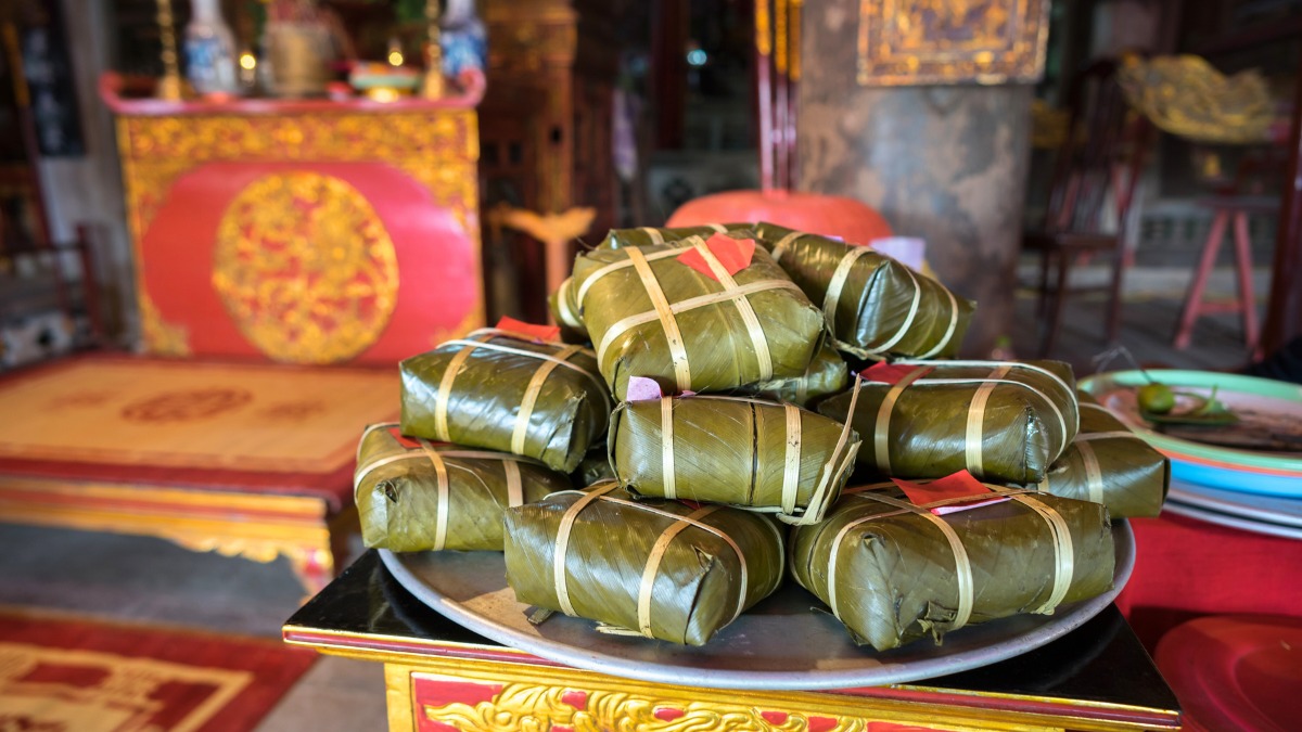 Quà Tết quê Bánh chưng/Bánh tét