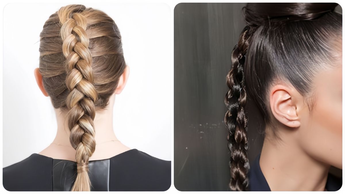 Cách buộc tóc đẹp kiểu vặn thừng