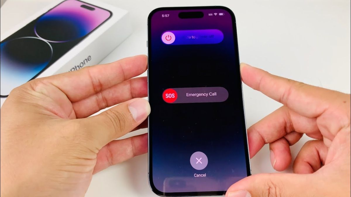 Tắt nguồn và khởi động lại iPhone