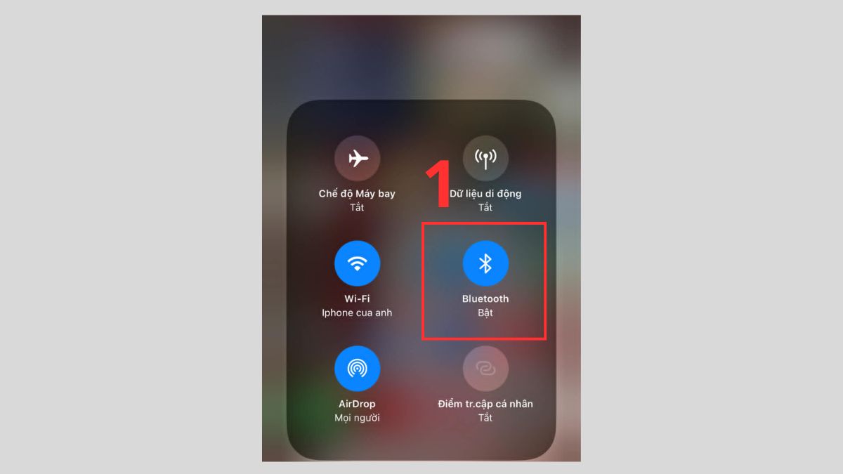 Cách kết nối iPhone với màn hình Android ô tô thông qua bluetooth bước 1