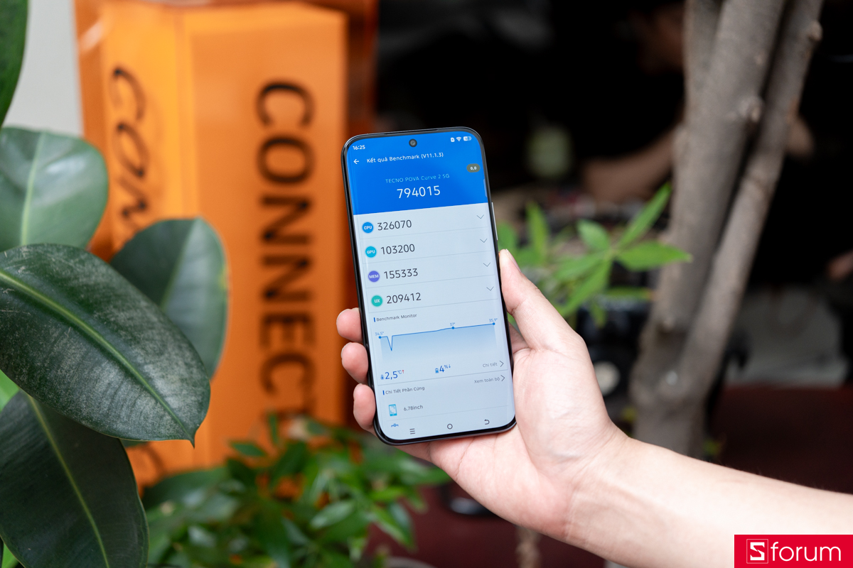 Đánh giá hiệu năng TECNO POVA Curve 2 5G AnTuTu