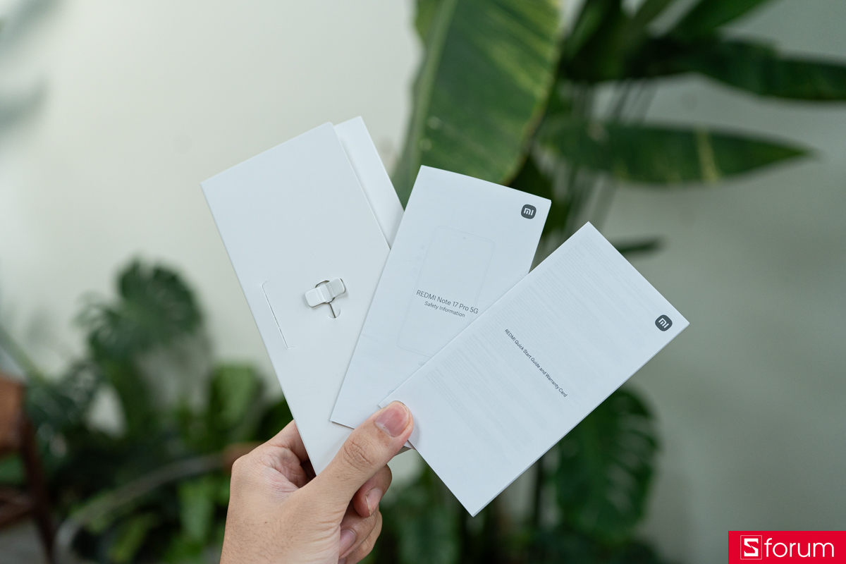 Trên tay Xiaomi REDMI Note 17 Pro 5G sách HDSD