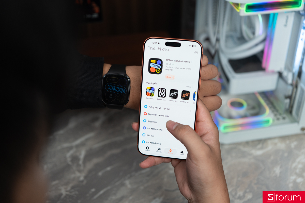Trên tay Xiaomi REDMI Watch 6 Active Mi Fitness