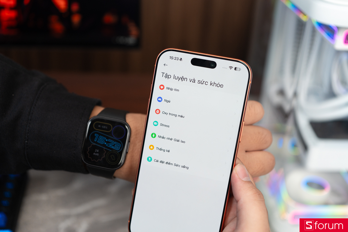 Trên tay Xiaomi REDMI Watch 6 Active các chức năng tập