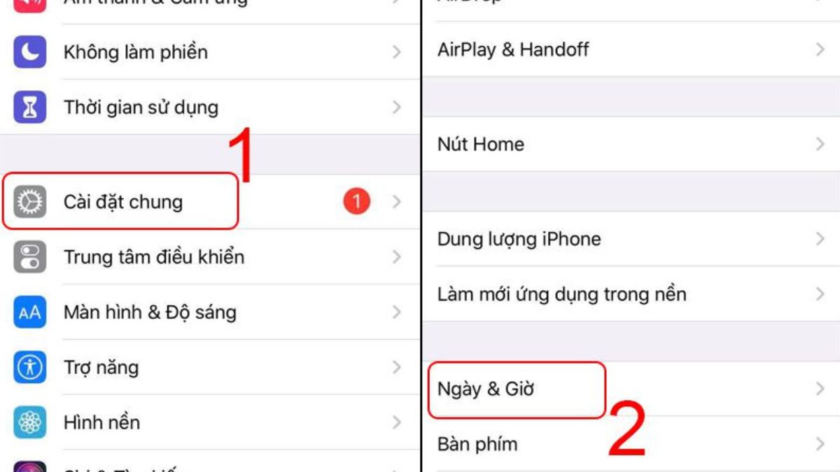 Cách khắc phục lỗi Không thể kết nối App Store bước 1