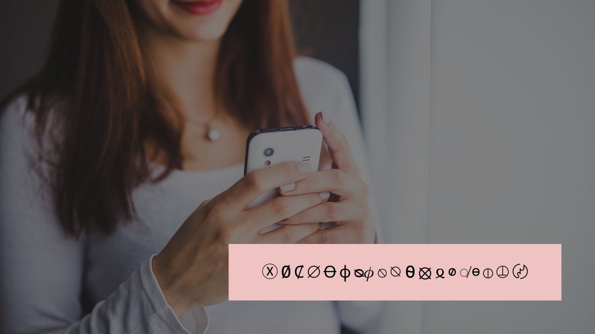 Kí tự đặc biệt 0 gạch chéo