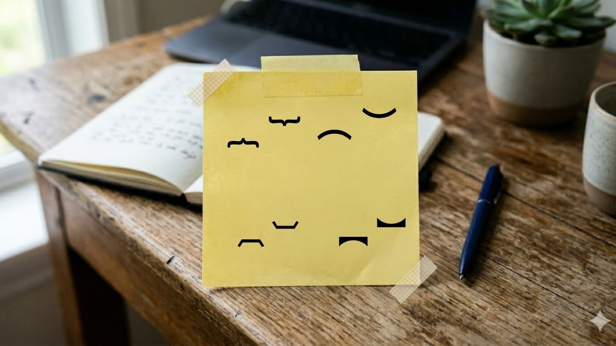 Kí tự đặc biệt ngoặc trên dưới