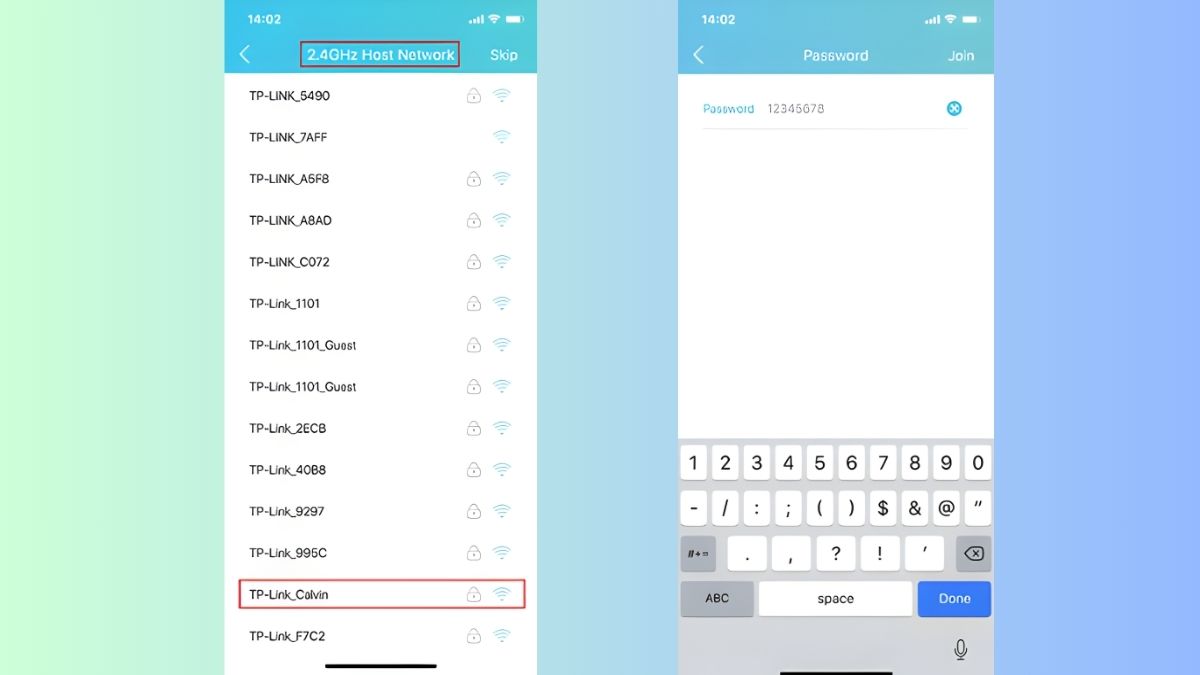 Cách sử dụng bộ kích sóng Wifi Cài đặt thông qua app TP-Link bước 4