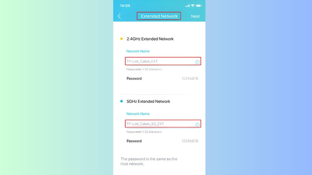 Cách sử dụng bộ kích sóng Wifi Cài đặt thông qua app TP-Link bước 5
