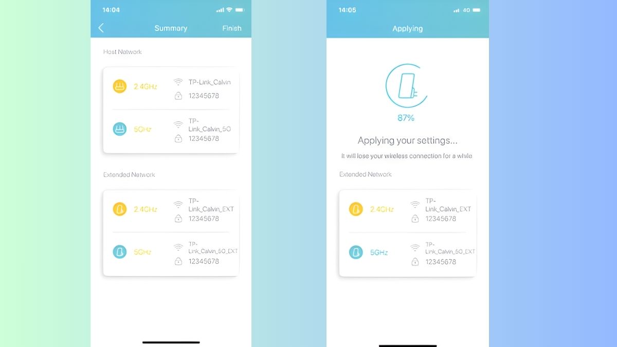 Cách sử dụng bộ kích sóng Wifi Cài đặt thông qua app TP-Link bước 6