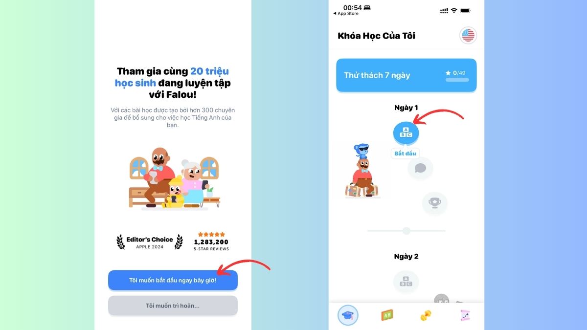 Kích hoạt khóa học Falou của bạn