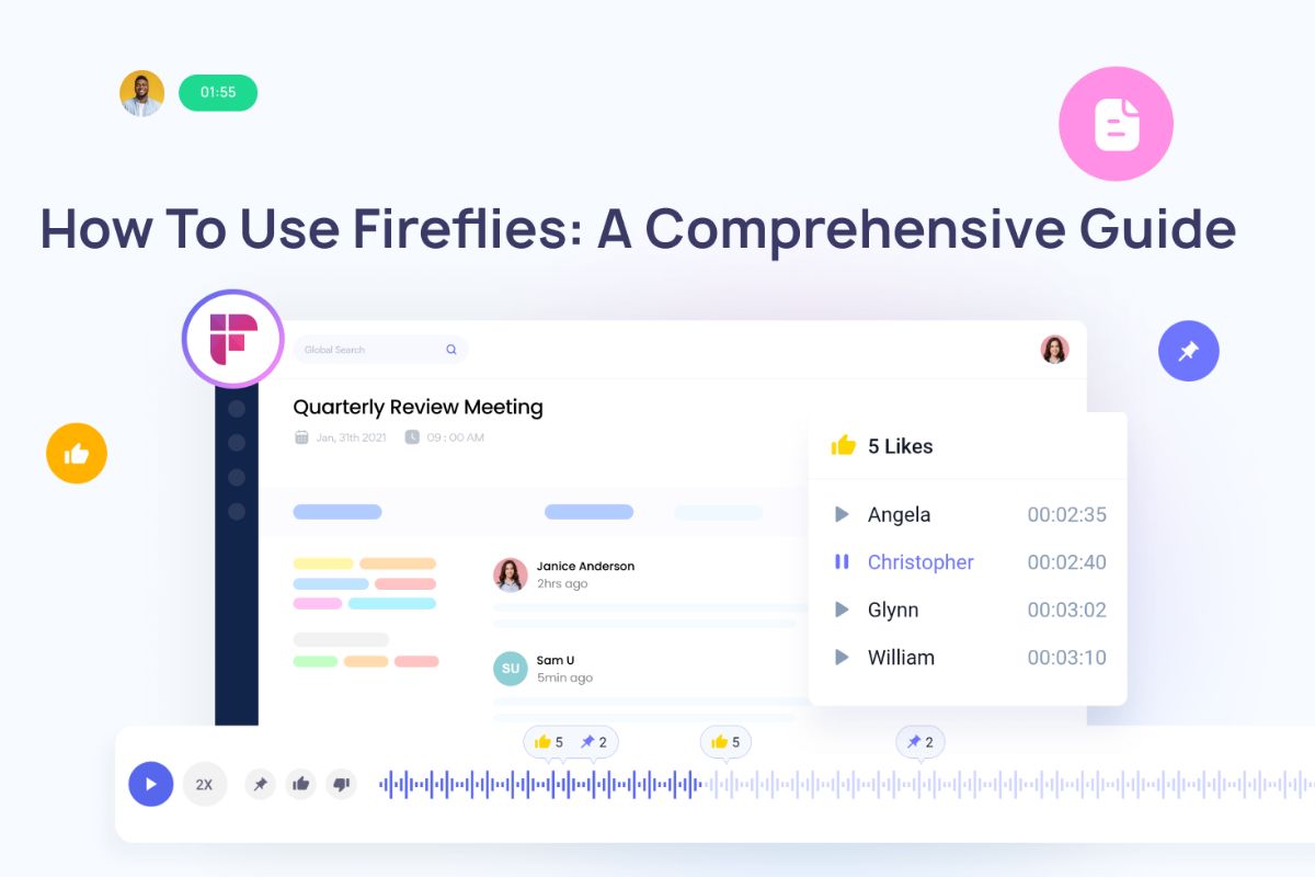 Fireflies.ai – Ghi chú kết hợp quản lý tác vụ