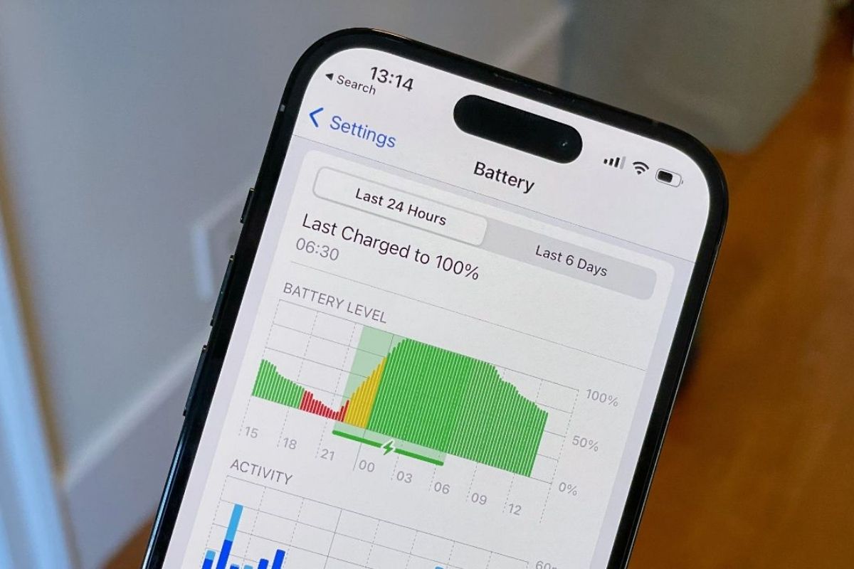 iPhone qua đêm bị tụt pin do chai pin