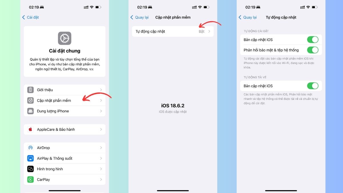 Cách khắc phục iPhone qua đêm bị tụt pin bằng cách cập nhật iOS - bước 2