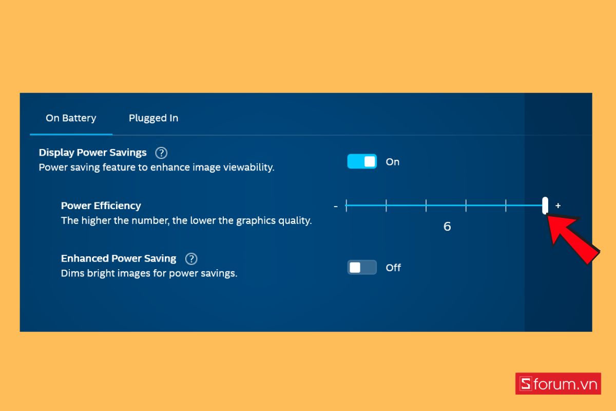 Cách chỉnh card màn hình chạy hết công suất đối với card Intel - bước 4