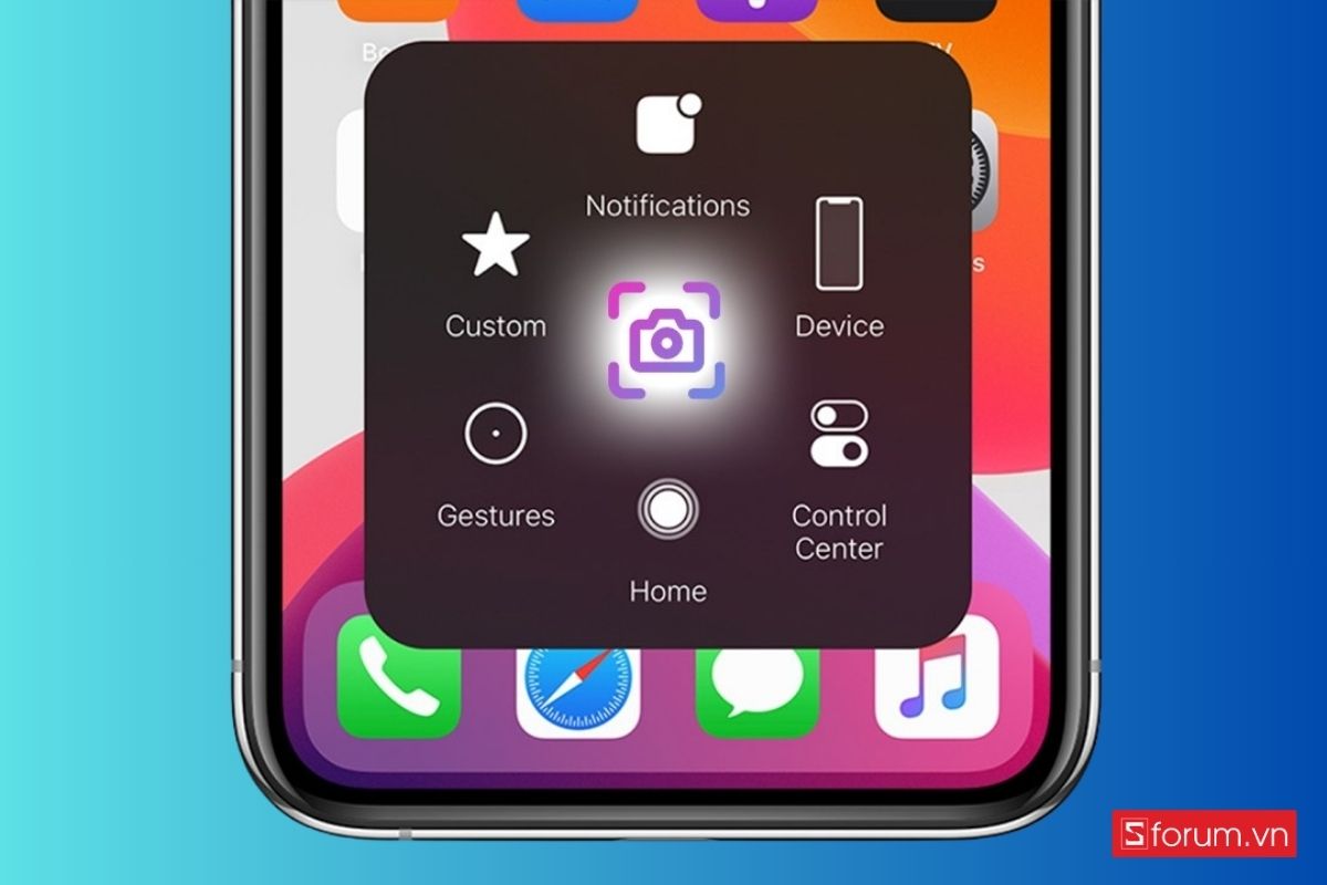 Dùng Assistive Touch khi phím cứng bị hỏng để chụp ảnh màn hình iPhone 7