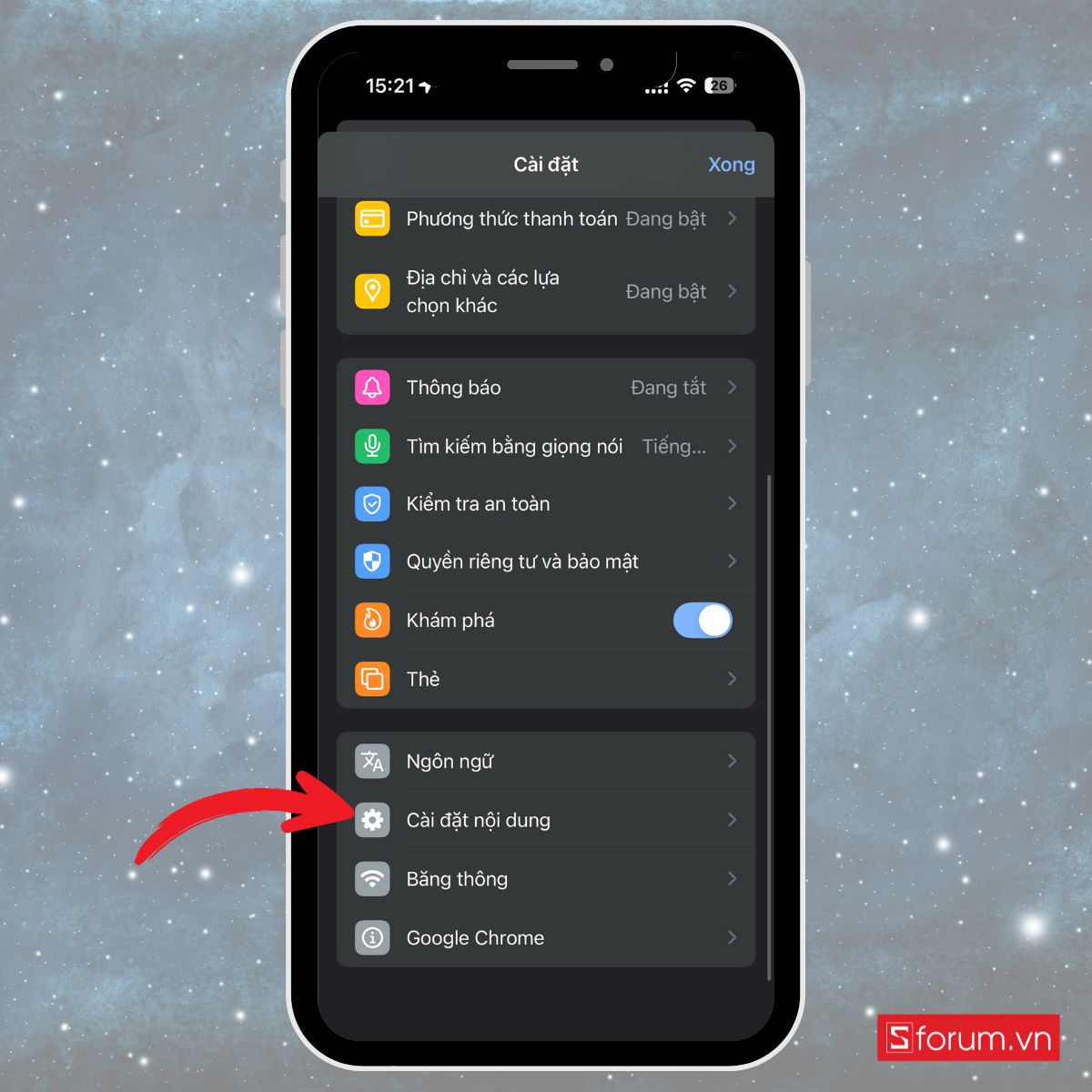Cách cho phép cửa sổ bật lên trên iPhone trong Google Chrome bước 4