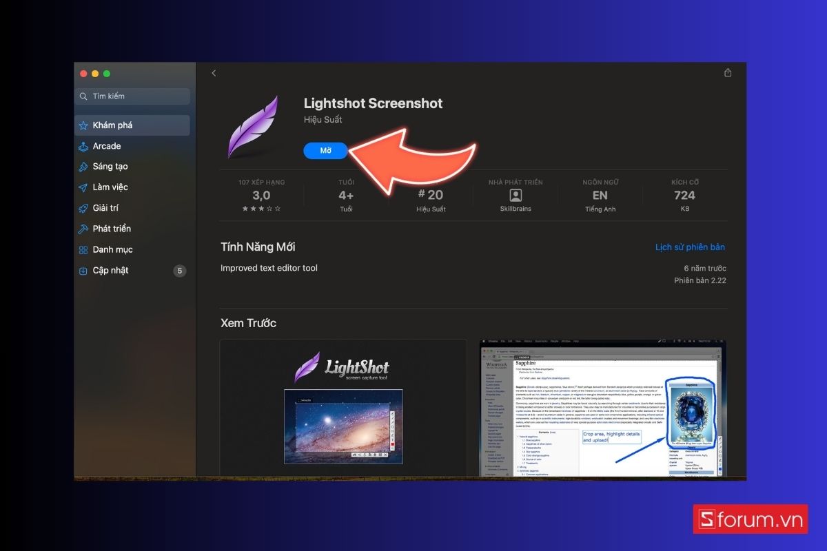 Cách cài đặt Lightshot trên MacBook - bước 1