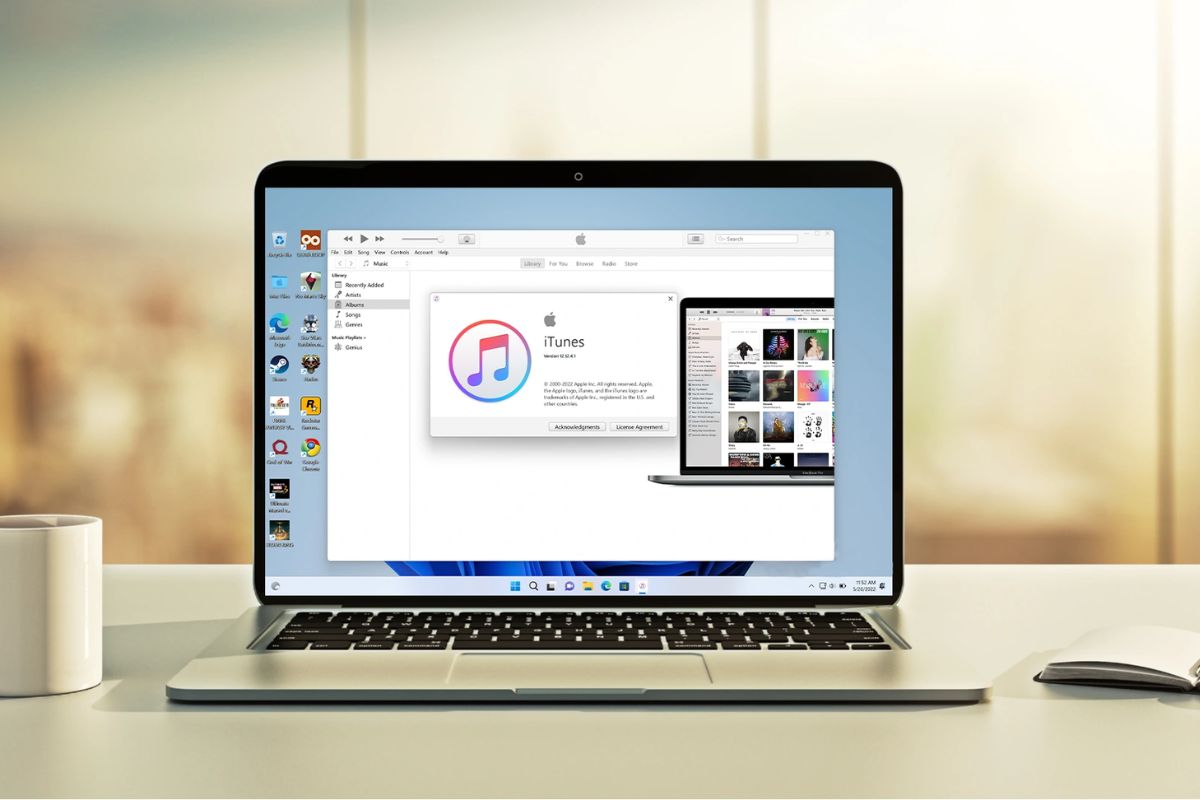 Kết nối iPhone với máy tính và bật iTunes