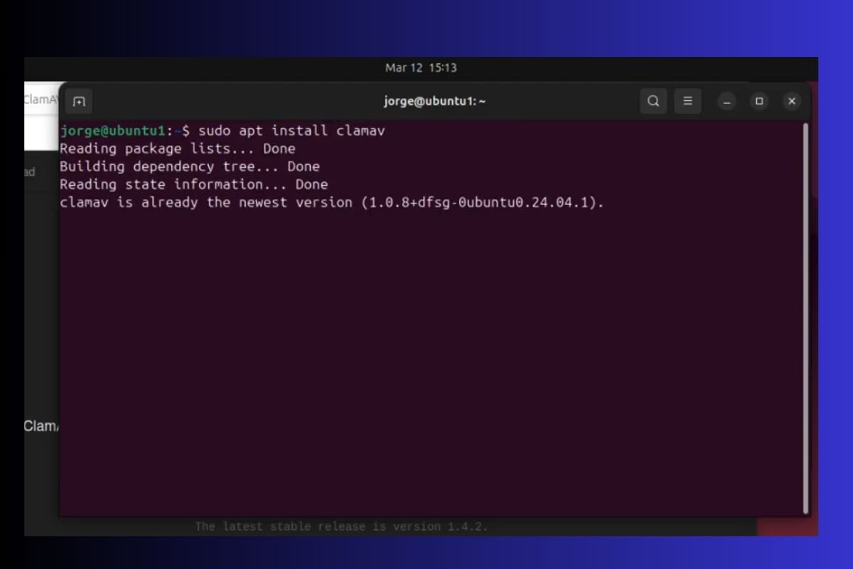 Hướng dẫn cài đặt Clamav trên Linux - bước 1