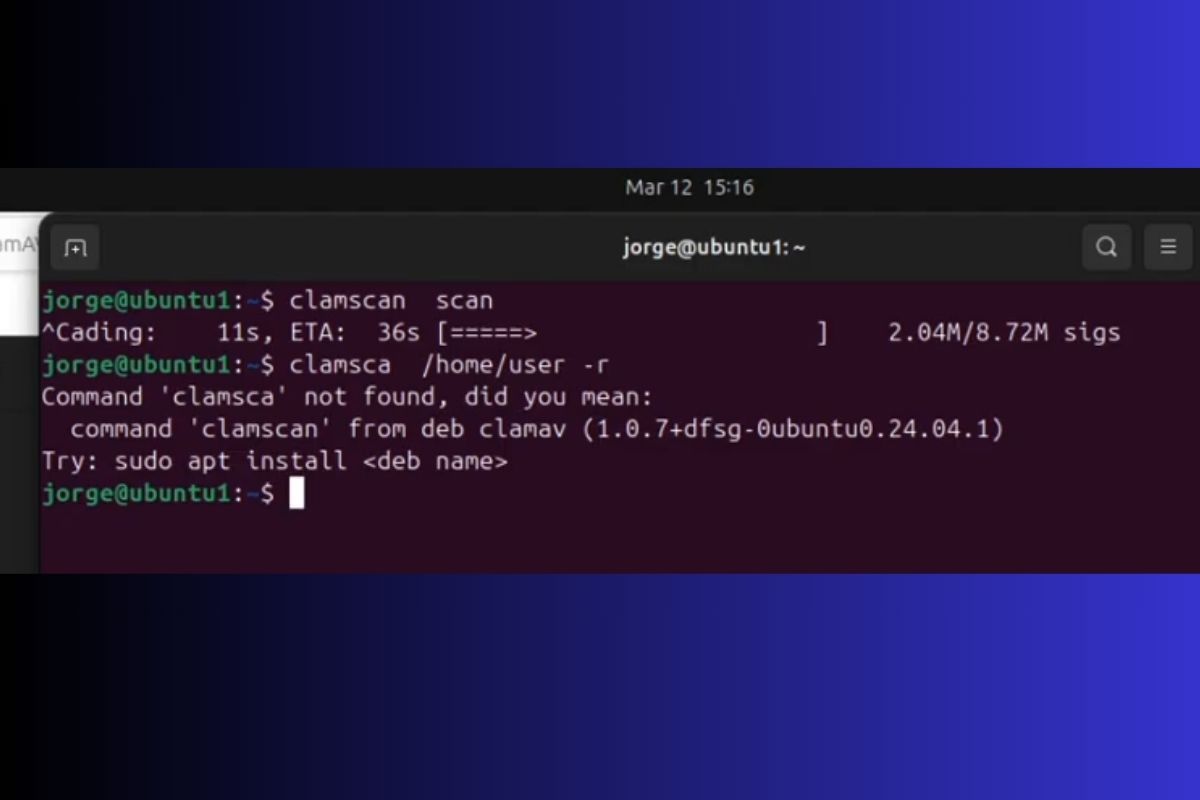 Hướng dẫn cài đặt Clamav trên Linux - bước 6