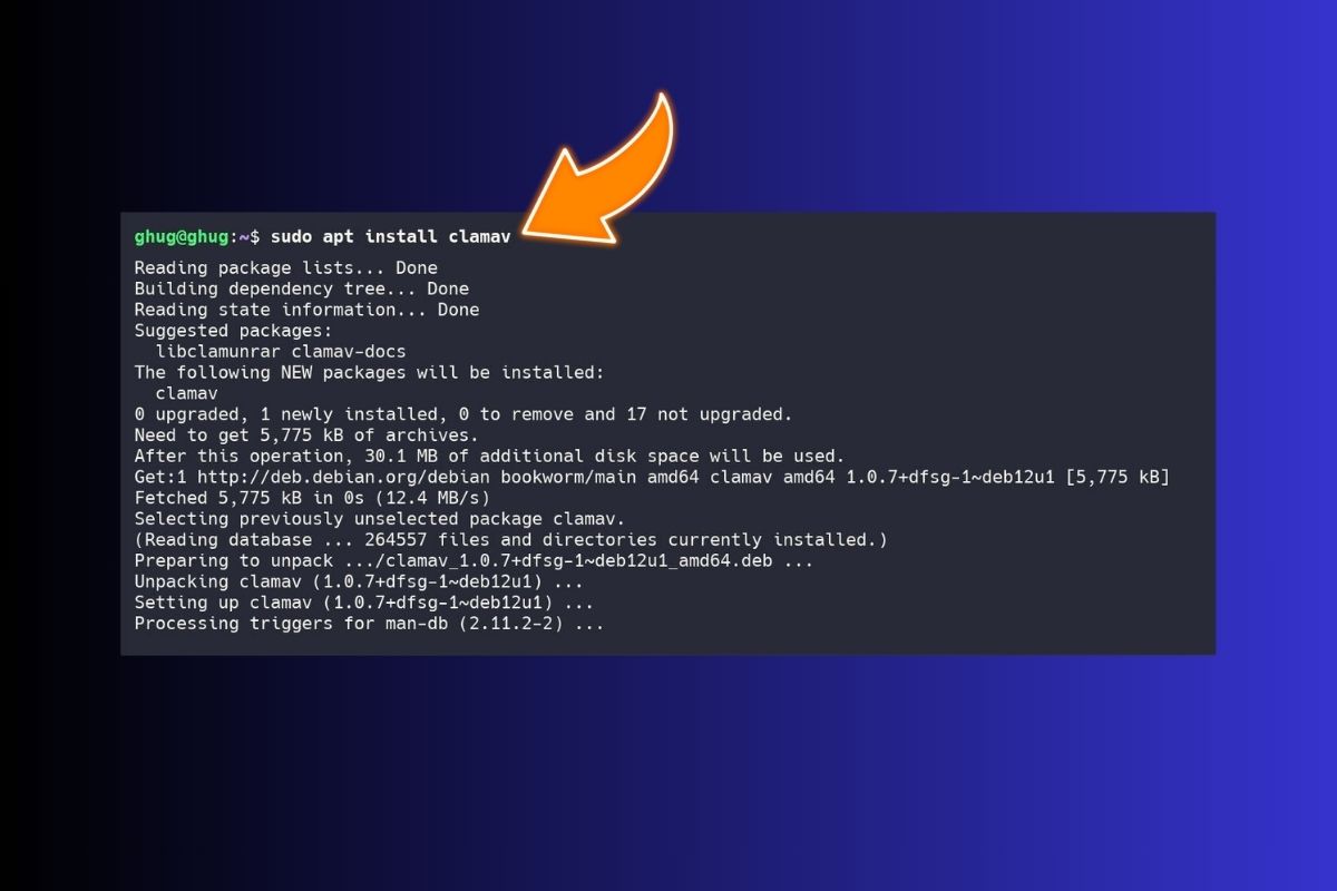 Hướng dẫn cài đặt ClamAV trên Unix - bước 1