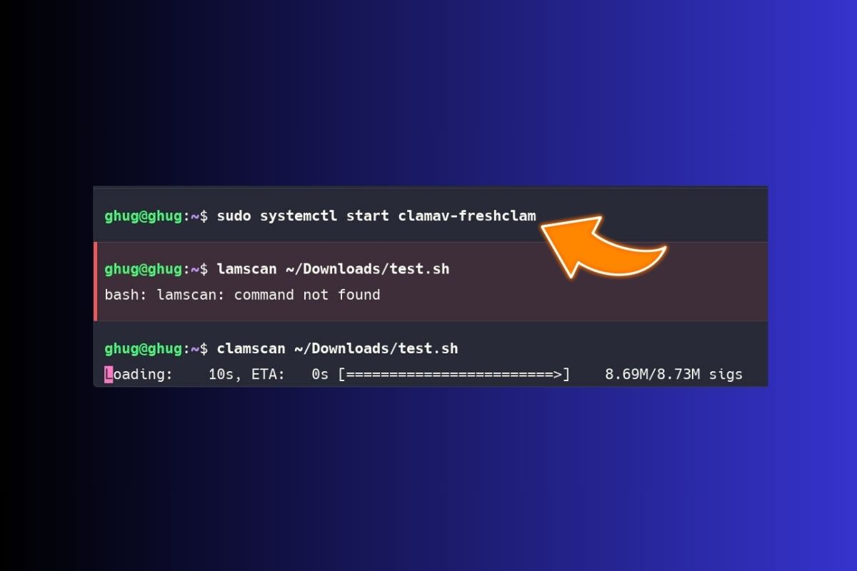 Hướng dẫn cài đặt ClamAV trên Unix - bước 3