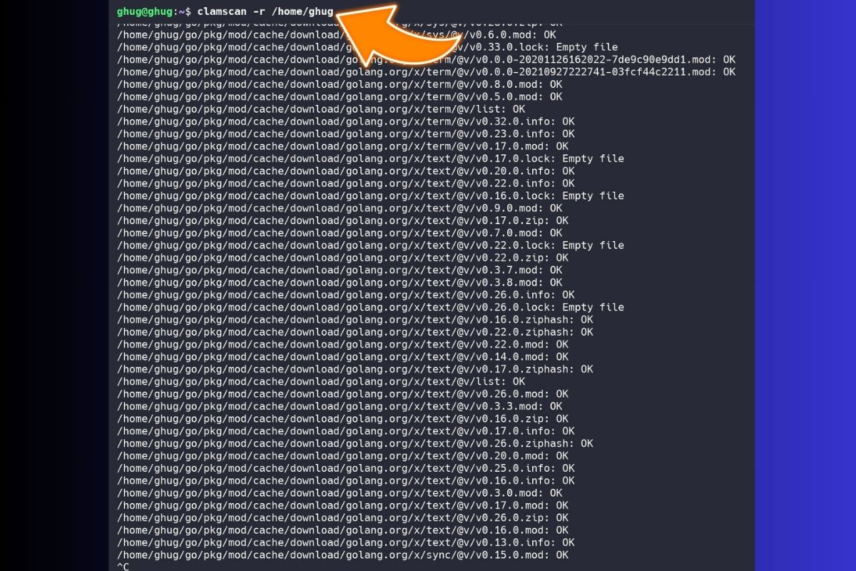 Hướng dẫn cài đặt ClamAV trên Unix - bước 4