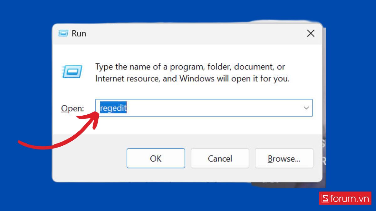 Di chuyển thanh Taskbar Win 11 bằng Windows Registry bước 1 (Hình minh họa)