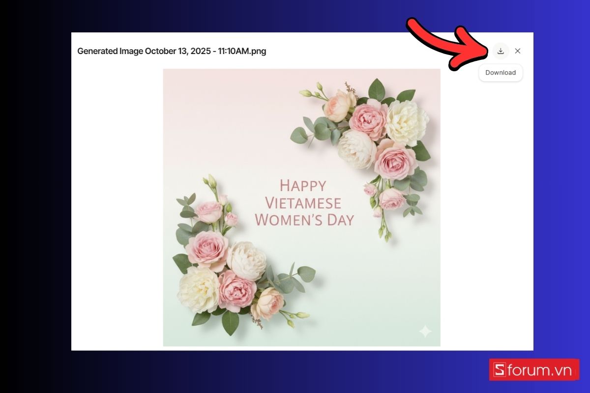 Prompt tạo thiệp, poster chúc 20/10 lãng mạn và sáng tạo 25