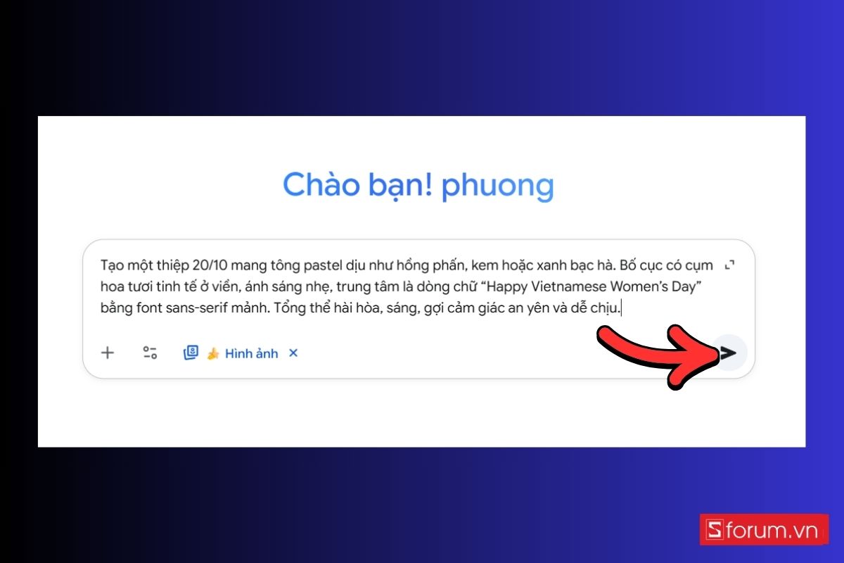 Prompt tạo thiệp, poster chúc 20/10 lãng mạn và sáng tạo 29