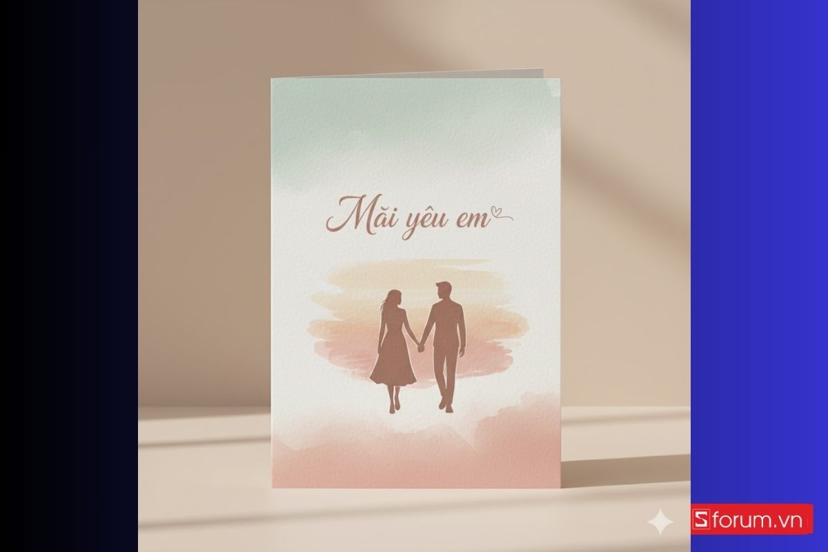 Prompt tạo thiệp, poster chúc 20/10 lãng mạn và sáng tạo 32