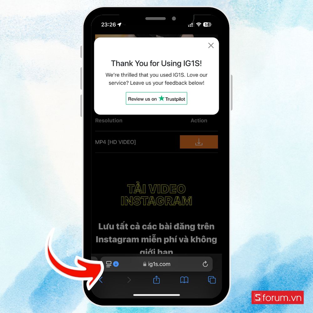 Hướng dẫn tải video, ảnh, Reels và Story Instagram bằng IG1S 9