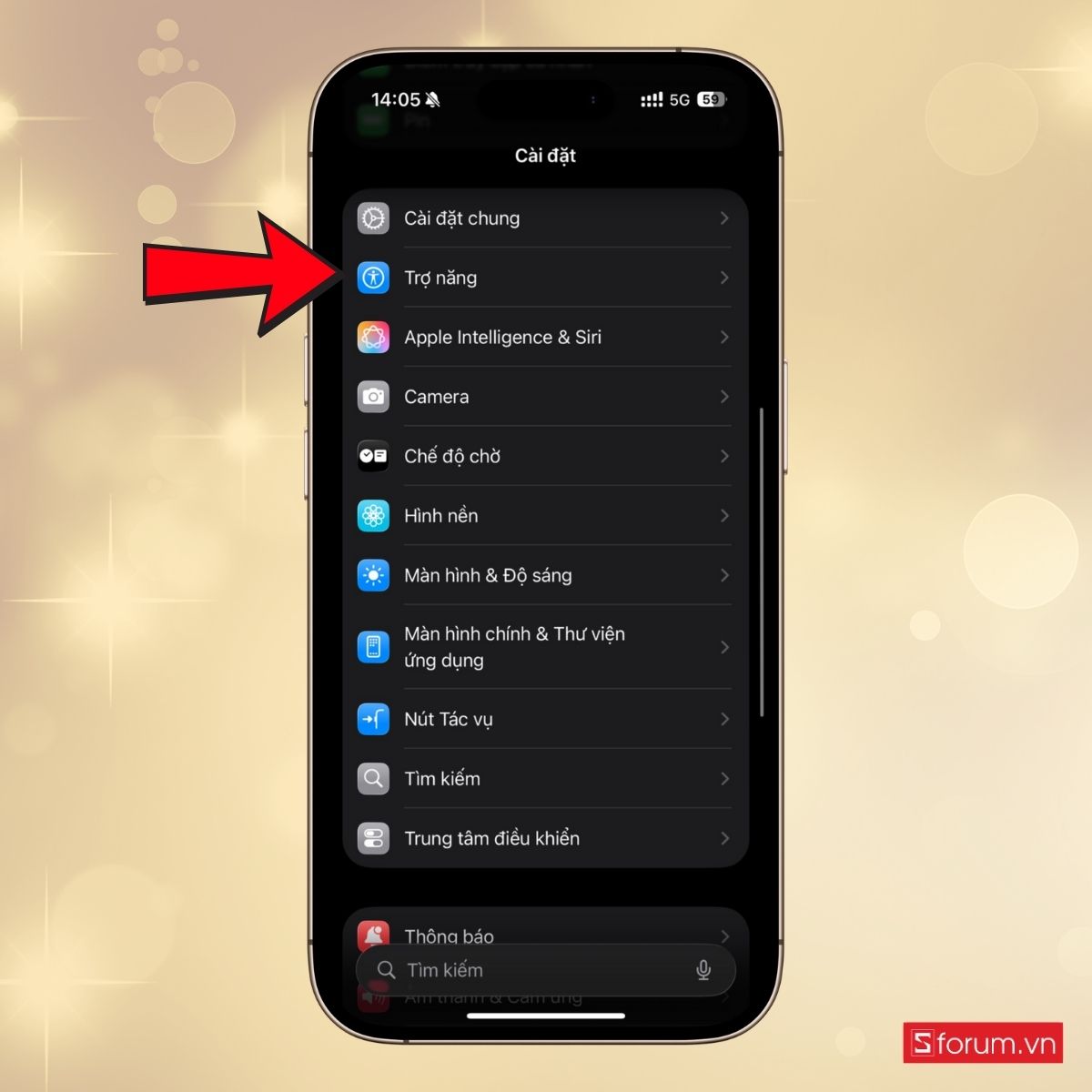 Cách bật tự động trả lời cuộc gọi trên iPhone - bước 2
