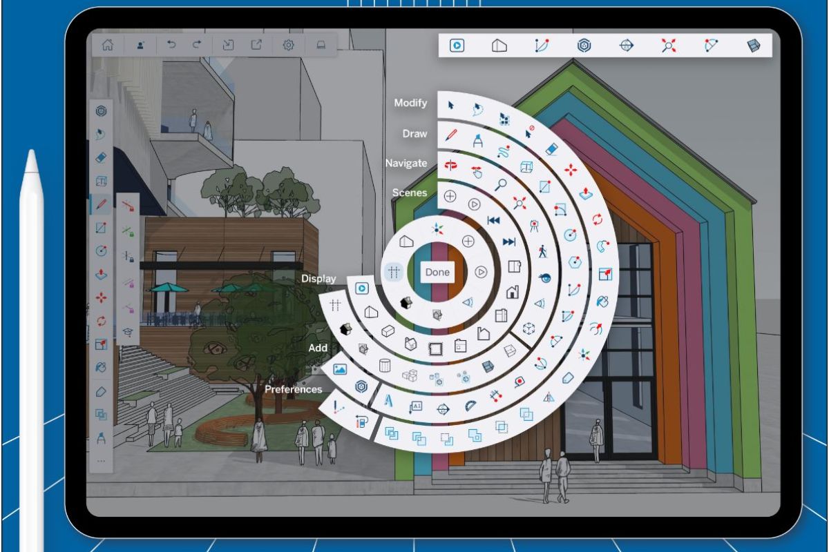 Ứng dụng miễn phí vẽ 3D trên iPad SketchUp Go