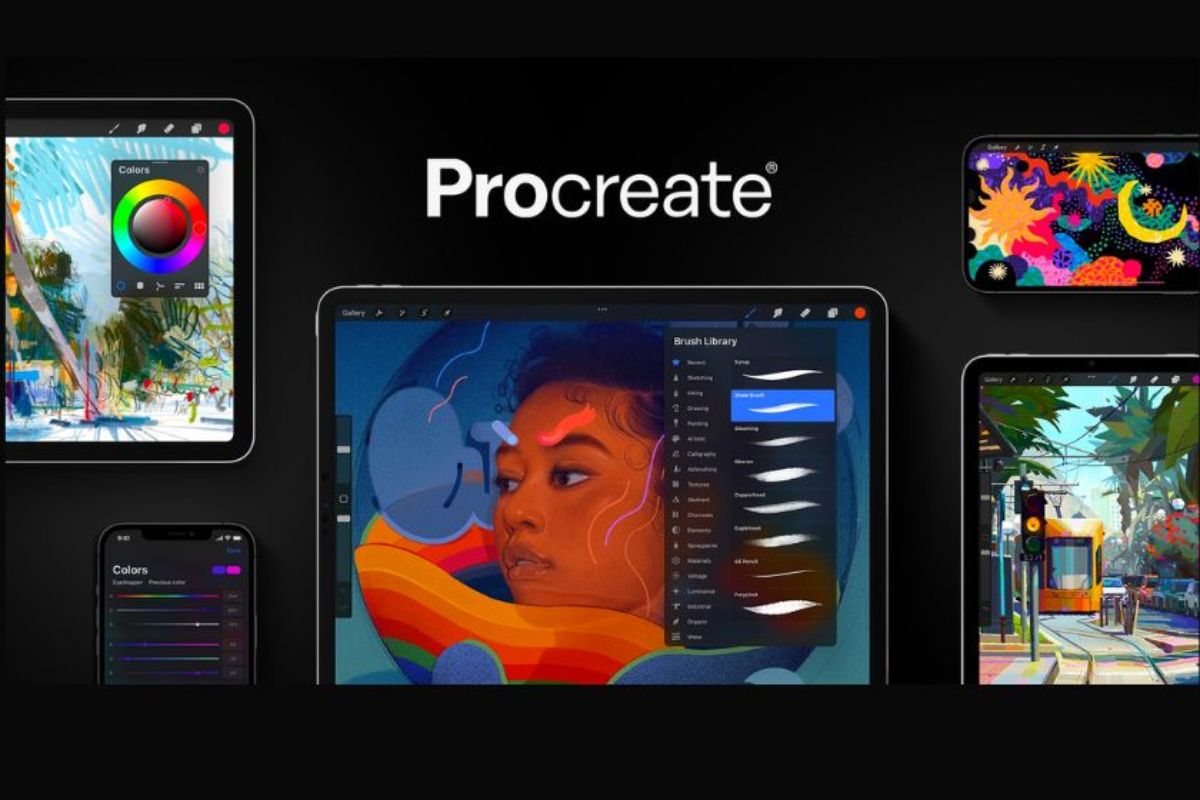 Ứng dụng trả phí vẽ 3D trên iPad Procreate