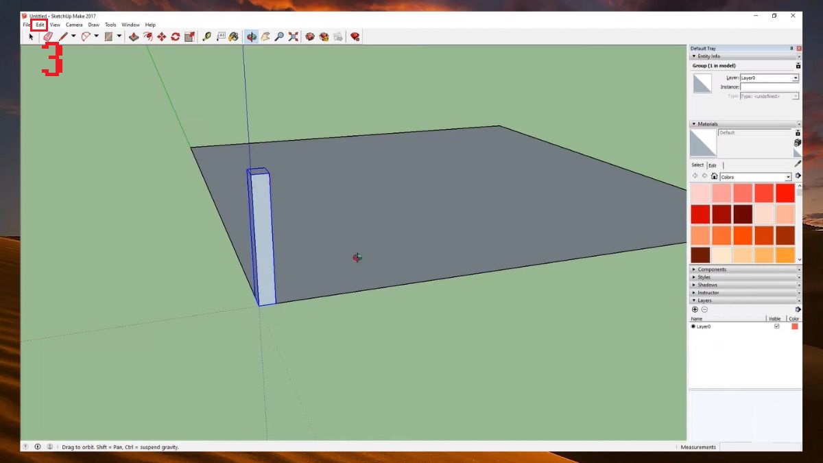 Hướng dẫn lệnh copy đối xứng trong SketchUp