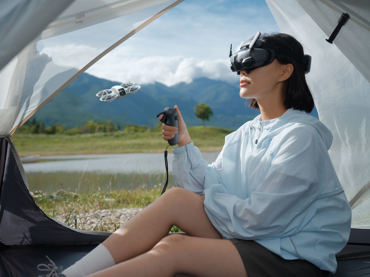 DJI Neo có thể được sử dụng với kính lái