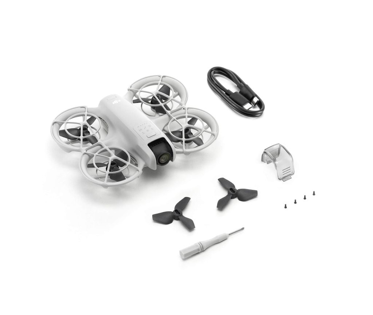 Tất cả phụ kiện có trong phiên bản DJI Neo Fly More Combo