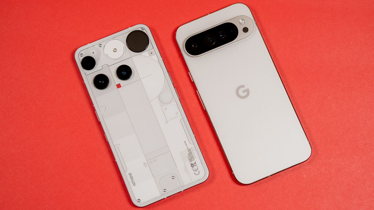 Nothing Phone 3 đặt cạnh Pixel 9 Pro XL