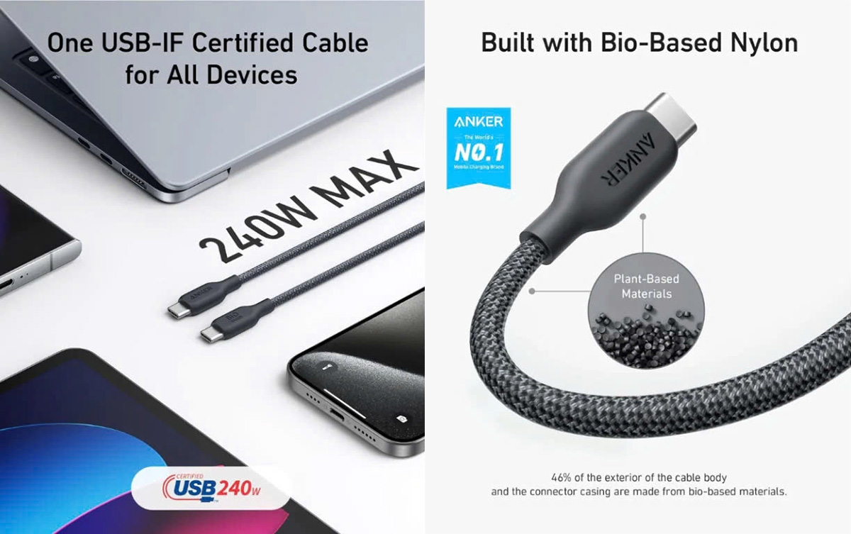 Cáp sạc Black Friday 