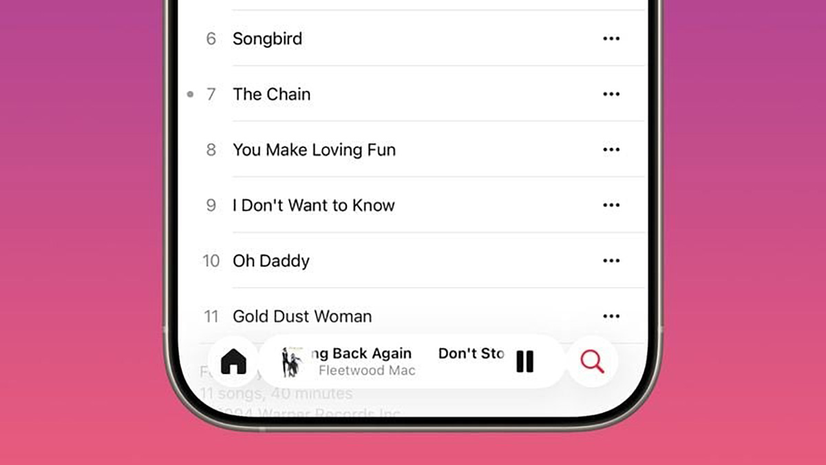 iOS 26.1 beta có gì mới về ứng dụng Apple Music