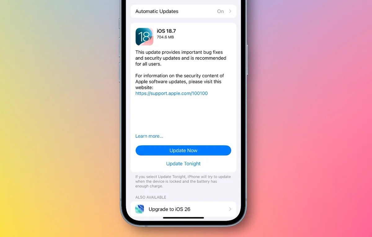 iOS 18.7 